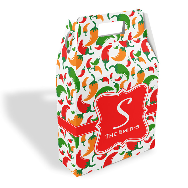 Custom Colored Peppers Gable Favor Box (Personalized)