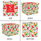 Colored Peppers Gift Boxes with Lid - Canvas Wrapped - Small - Approval