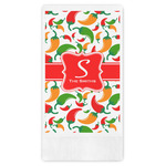 Colored Peppers Guest Paper Towels - Full Color (Personalized)