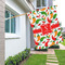 Colored Peppers House Flags - Single Sided - LIFESTYLE