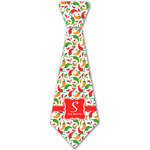 Colored Peppers Iron On Tie - 4 Sizes w/ Name and Initial