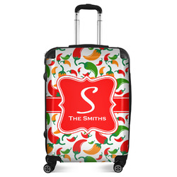 Colored Peppers Suitcase - 24" Medium - Checked (Personalized)