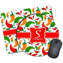 Colored Peppers Mouse Pad (Personalized)