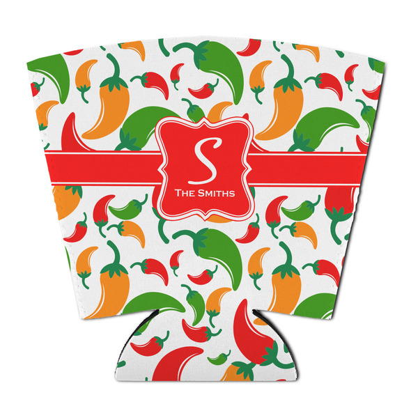 Custom Colored Peppers Party Cup Sleeve - with Bottom (Personalized)