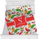 Colored Peppers Minky Blanket (Personalized)