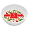 Colored Peppers Melamine Bowl - Side and center