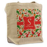 Colored Peppers Reusable Cotton Grocery Bag (Personalized)