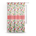 Colored Peppers Sheer Curtain