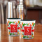 Colored Peppers Shot Glass - Two Tone - LIFESTYLE