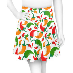 Colored Peppers Skater Skirt - Small