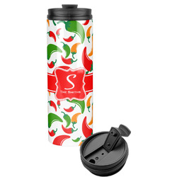 Colored Peppers Stainless Steel Skinny Tumbler (Personalized)