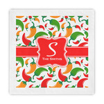 Colored Peppers Decorative Paper Napkins (Personalized)