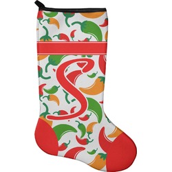 Colored Peppers Holiday Stocking - Single-Sided - Neoprene (Personalized)