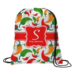 Colored Peppers Drawstring Backpack - Medium (Personalized)