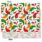 Colored Peppers Tissue Paper - Heavyweight - Medium - Front & Back