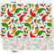 Colored Peppers Tissue Paper - Heavyweight - XL - Front & Back