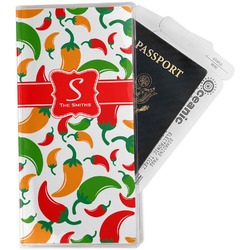 Colored Peppers Travel Document Holder