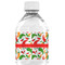 Colored Peppers Water Bottle Label - Back View