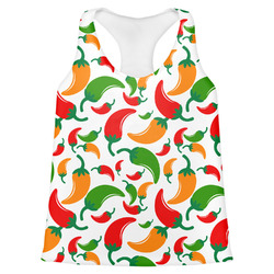 Colored Peppers Womens Racerback Tank Top - Medium