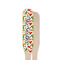 Colored Peppers Wooden Food Pick - Paddle - Single Sided - Front & Back