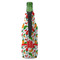 Colored Peppers Zipper Bottle Cooler - BACK (bottle)