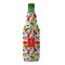 Colored Peppers Zipper Bottle Cooler - FRONT (bottle)