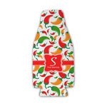 Colored Peppers Zipper Bottle Cooler (Personalized)