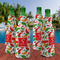 Colored Peppers Zipper Bottle Cooler - Set of 4 - LIFESTYLE