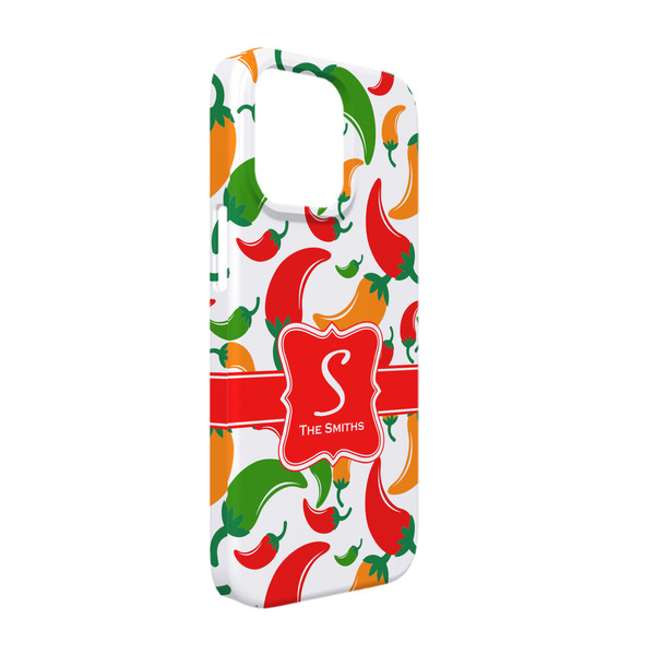 Custom Colored Peppers iPhone Case - Plastic - iPhone 13 Pro (Personalized)