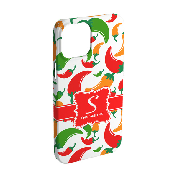 Custom Colored Peppers iPhone Case - Plastic - iPhone 15 (Personalized)