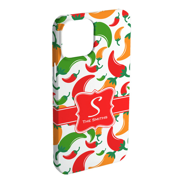 Custom Colored Peppers iPhone Case - Plastic - iPhone 15 Plus (Personalized)