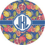 Pomegranates & Lemons Multipurpose Round Labels - 1" (Personalized)