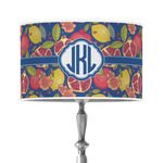 Pomegranates & Lemons 12" Drum Lamp Shade - Poly-film (Personalized)