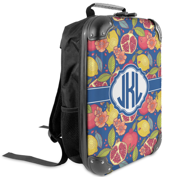 Custom Pomegranates & Lemons Kids Hard Shell Backpack (Personalized)