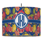 Pomegranates & Lemons Drum Pendant Lamp (Personalized)