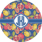 Pomegranates & Lemons Multipurpose Round Labels - 2" (Personalized)