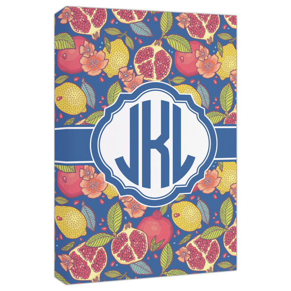 Custom Pomegranates & Lemons Canvas Print - 20x30 (Personalized)