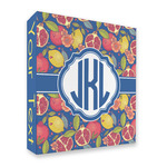 Pomegranates & Lemons 3 Ring Binder - Full Wrap - 2" (Personalized)