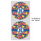 Pomegranates & Lemons 5" Multipurpose Round Label - Sheet