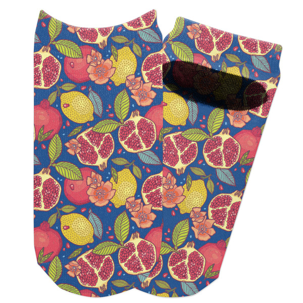 Custom Pomegranates & Lemons Adult Ankle Socks