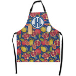 Pomegranates & Lemons Apron With Pockets w/ Monogram