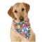 Pomegranates & Lemons Bandana - On Dog