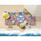 Pomegranates & Lemons Beach Towel Lifestyle