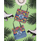 Pomegranates & Lemons Canvas Tote Lifestyle Front and Back- 13x13