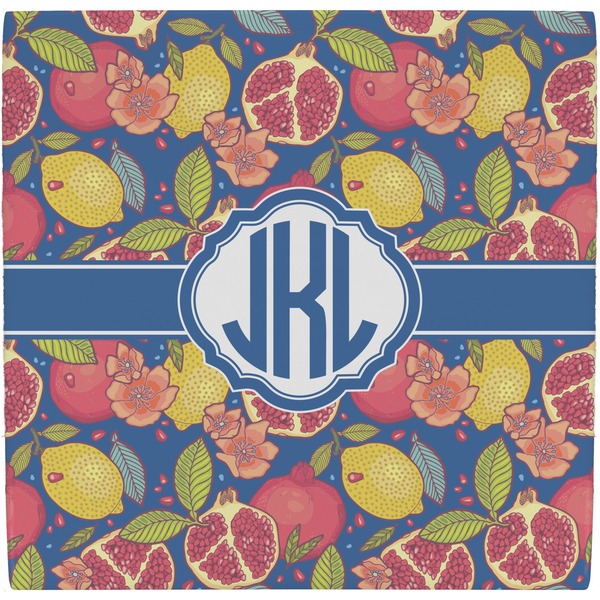 Custom Pomegranates & Lemons Ceramic Tile Hot Pad (Personalized)