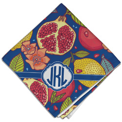 Pomegranates & Lemons Cloth Dinner Napkin - Single w/ Monogram