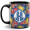 Pomegranates & Lemons Coffee Mug - 11 oz - Full- Black