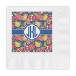 Pomegranates & Lemons Embossed Decorative Napkins (Personalized)