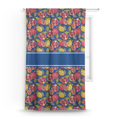 Pomegranates & Lemons Curtain Panel - Custom Size