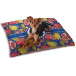 Pomegranates & Lemons Dog Bed - Small w/ Monogram